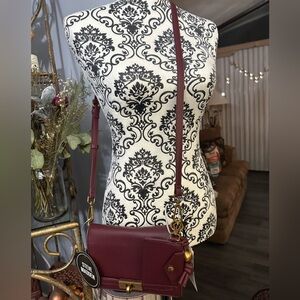 Steve Madden Burgundy Crossbody Bag